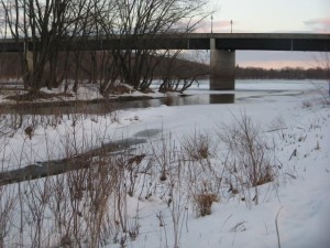 River in winter